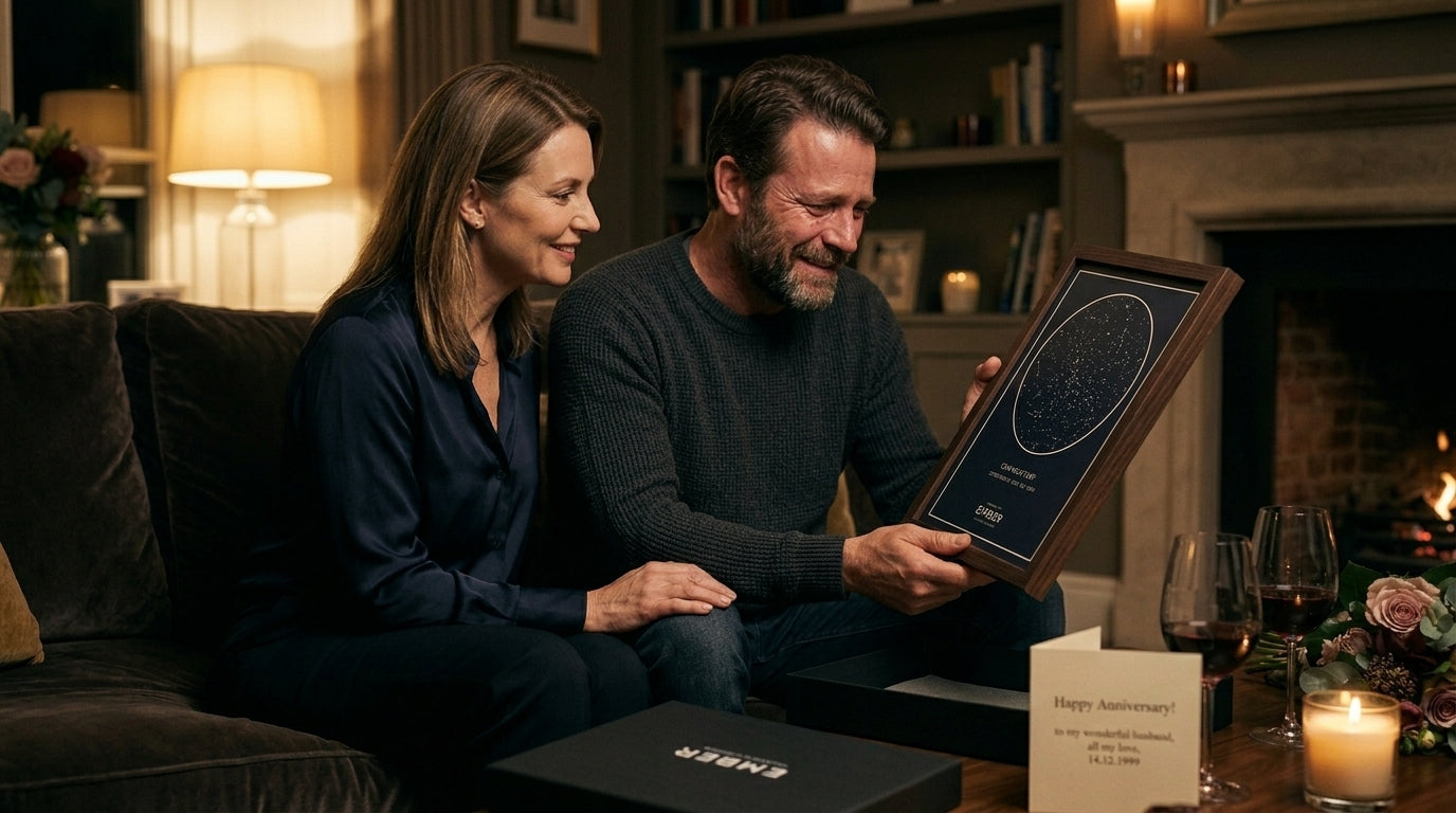 Gifts for him NZ — atmospheric Night Sky moment from EMBER, considered NZ-made gifting